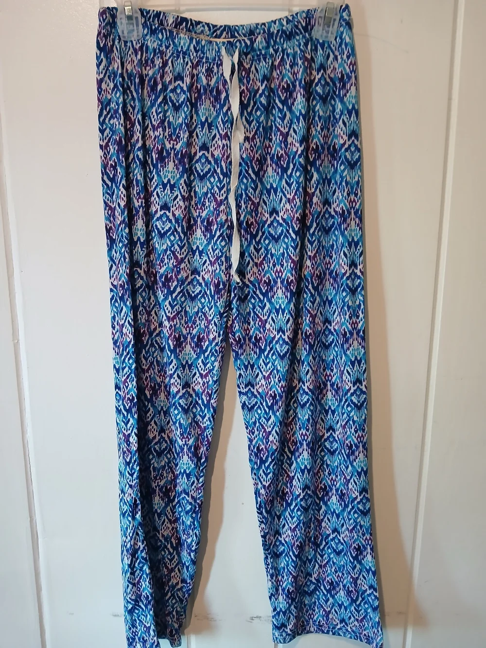 Blue Multi-Pattern Lounge Pants - Picture 1 of 1
